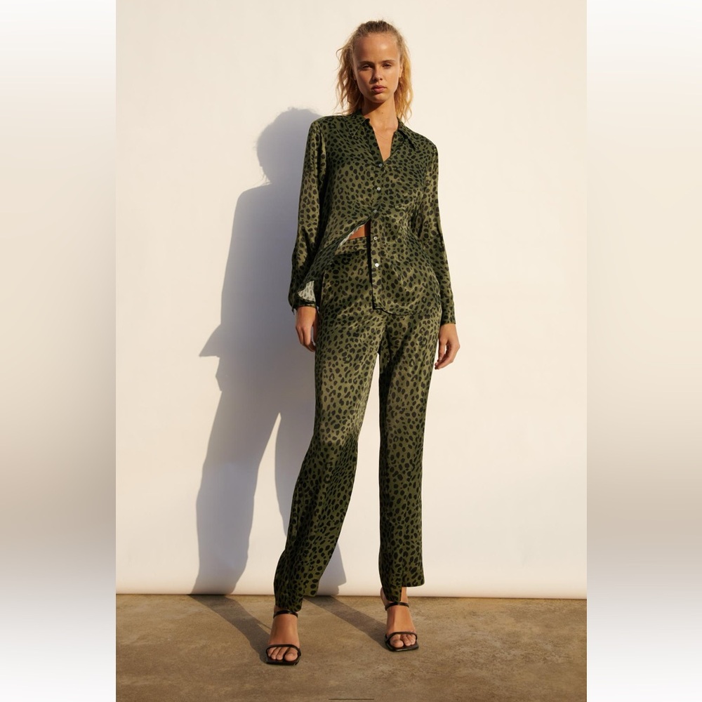 Animal print pants